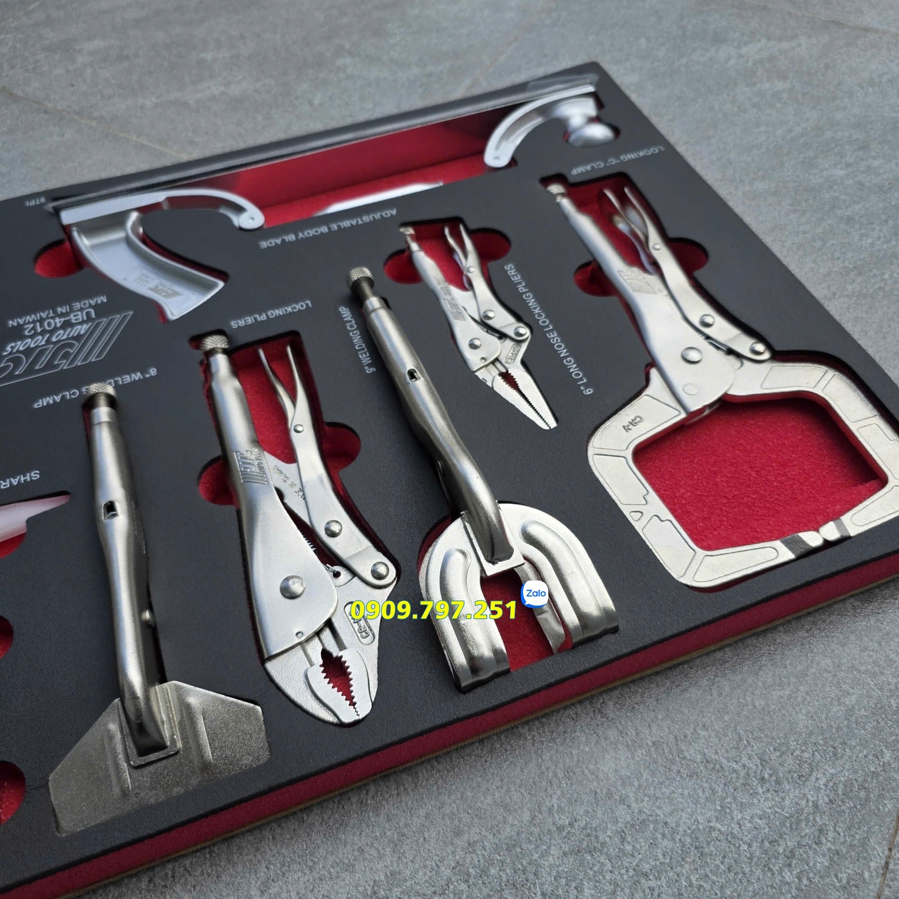 Bộ dụng cụ sửa chữa đồng sơn 12 chi tiết JTC UB4012