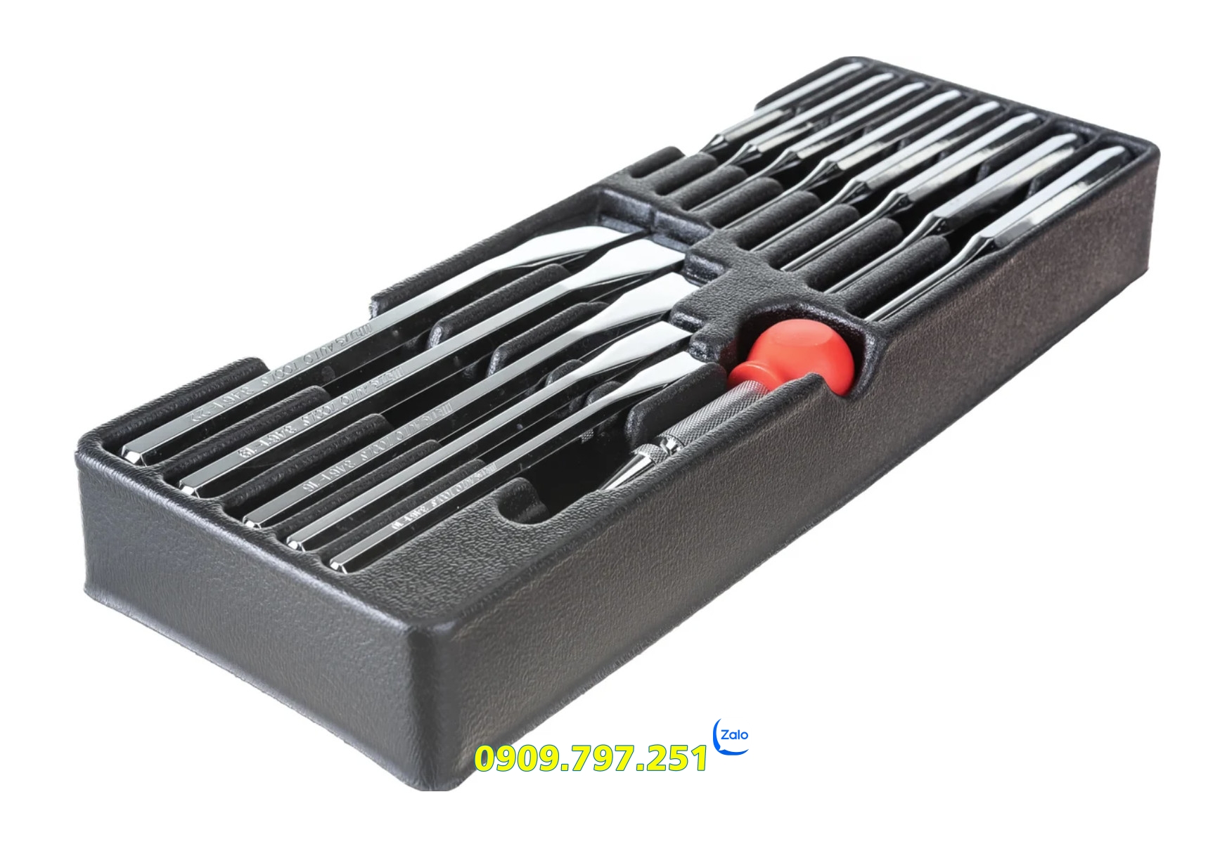 Bộ đục chốt tròn đục dẹp 14 chi tiết JTC K8141