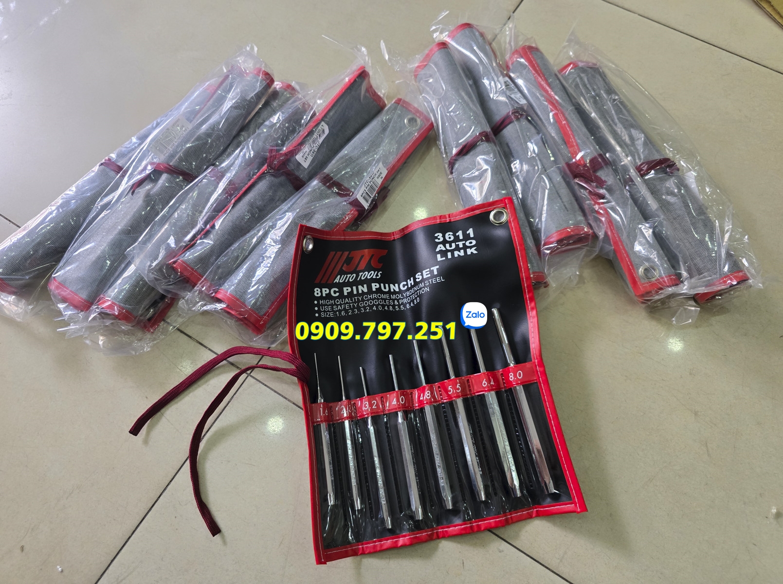 Bộ đục chốt tròn JTC 3611