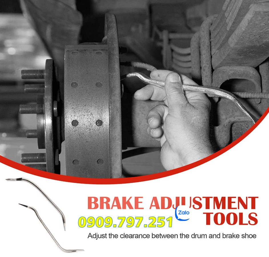 Bộ dụng cụ sửa chữa phanh tang trống 8 chi tiết