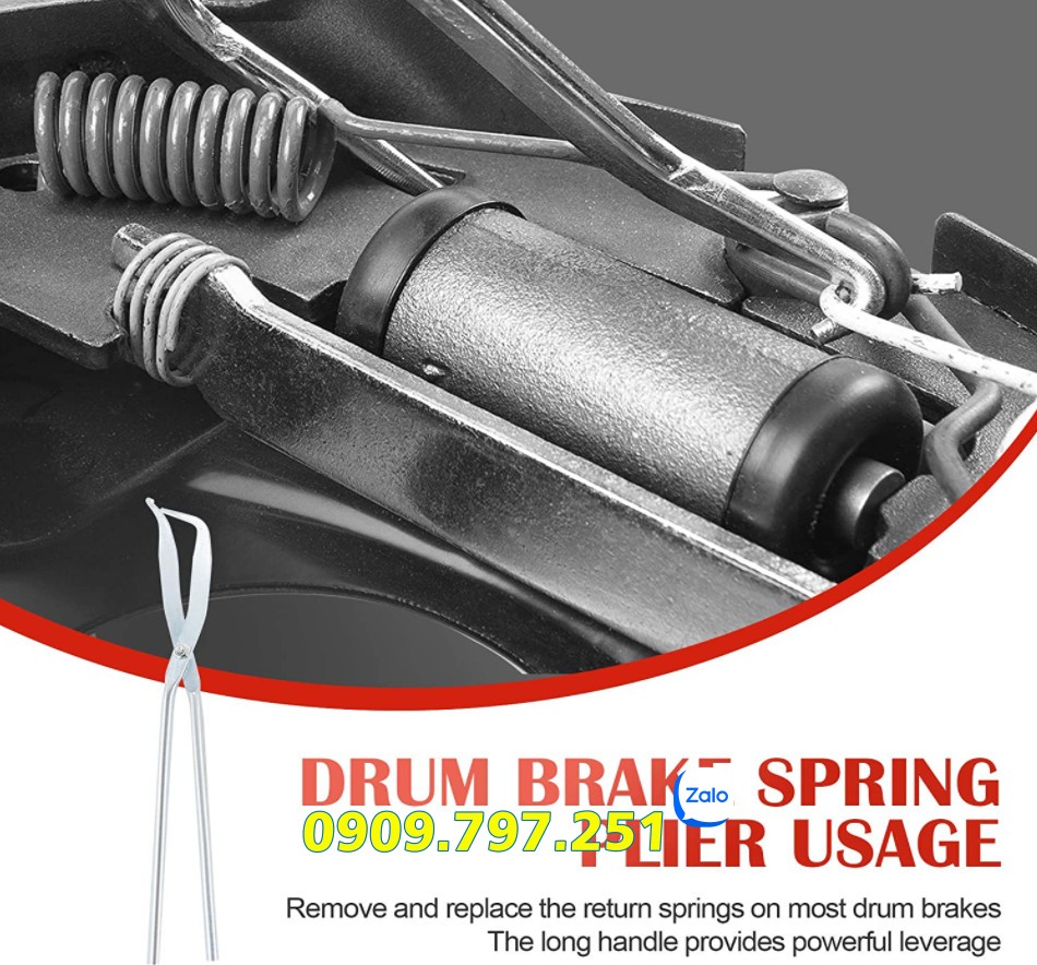 Bộ dụng cụ sửa chữa phanh tang trống 8 chi tiết