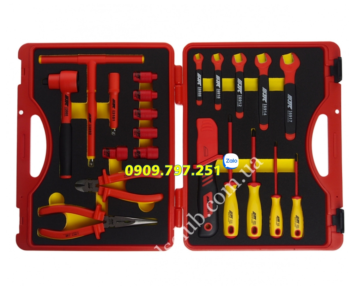 Bộ dụng cụ sửa chữa cách điện 1000V JTC I017