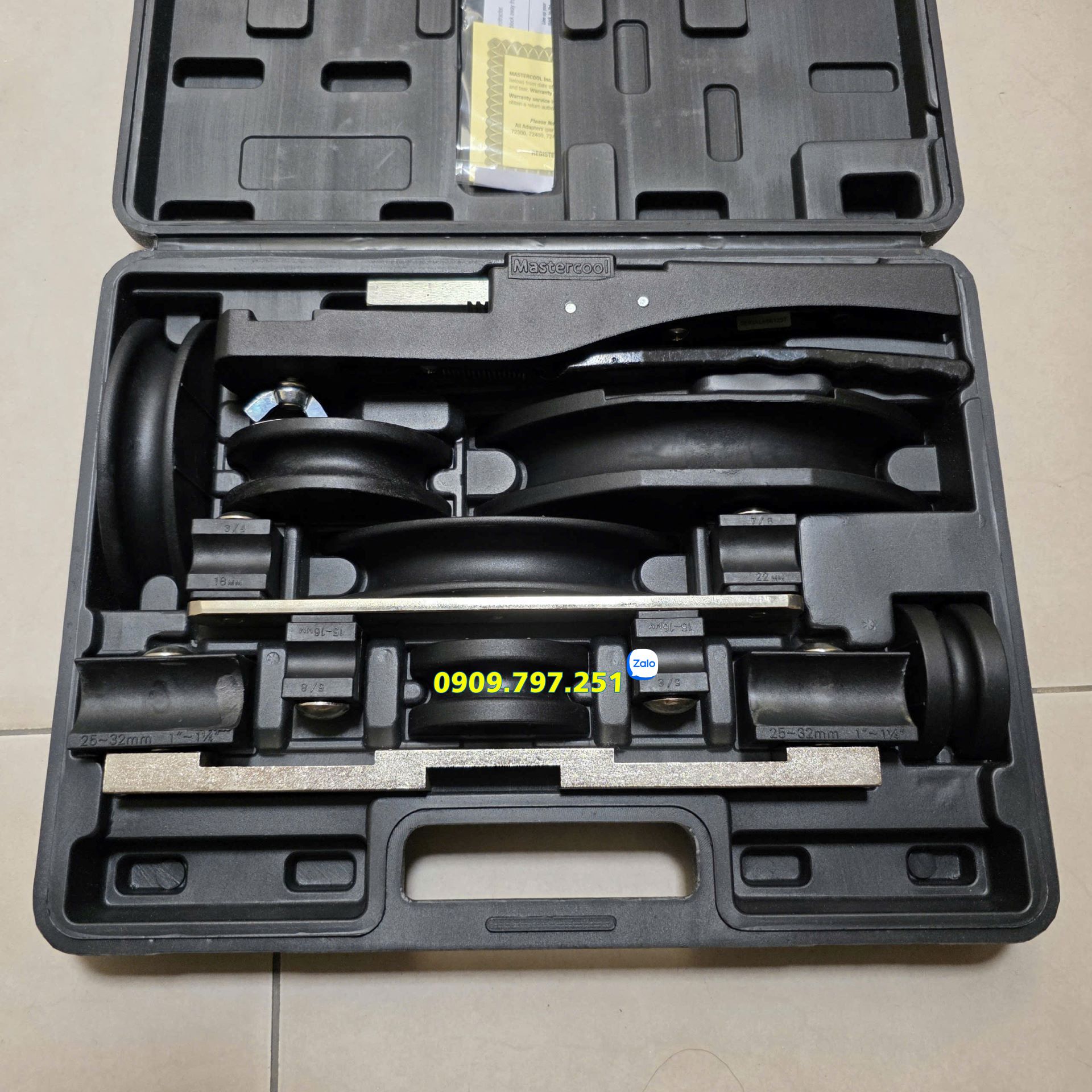 Bộ dụng cụ uốn ống bằng tay Mastercool 70080