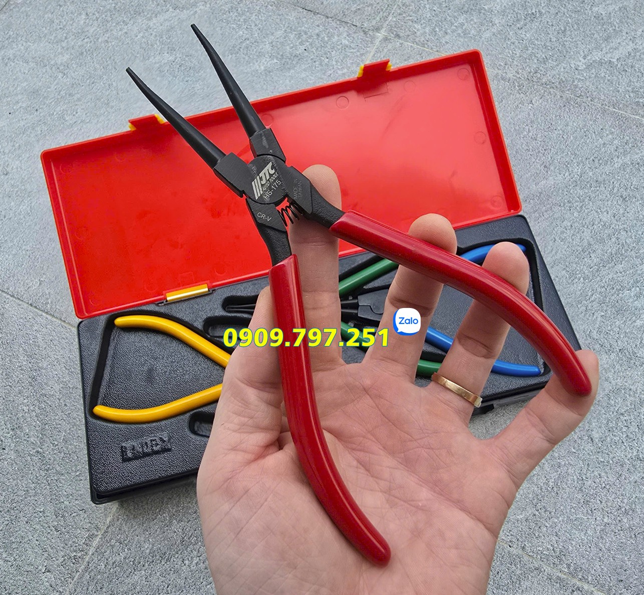 Bộ kìm mở phe trong ngoài 04 chi tiết JTC K5041