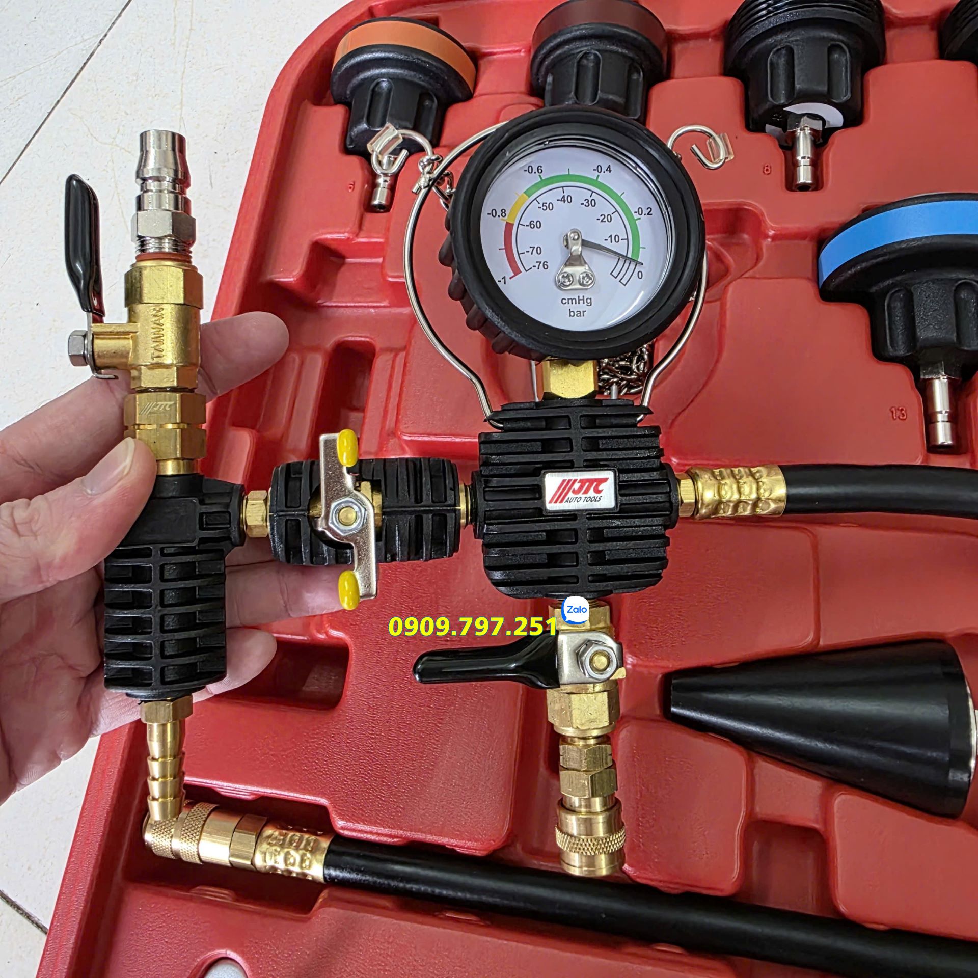 Bộ kiểm tra thử xì két nước ô tô JTC 4842A