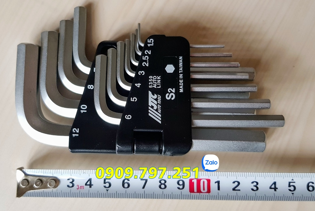 Bộ lục giác hệ mét loại ngắn JTC 5350