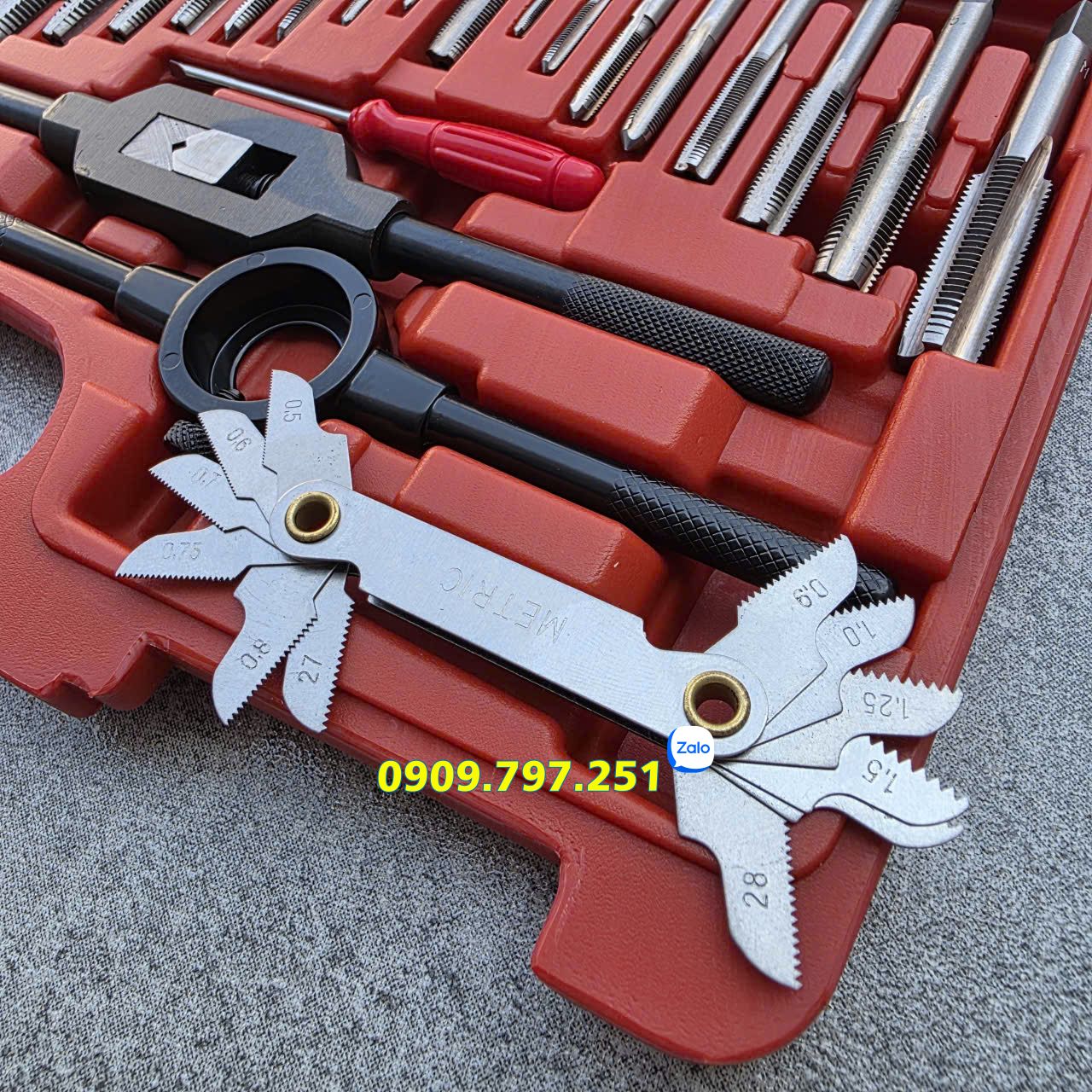 Bộ dụng cụ taro ren trong ngoài 40 chi tiết JTC 3432A