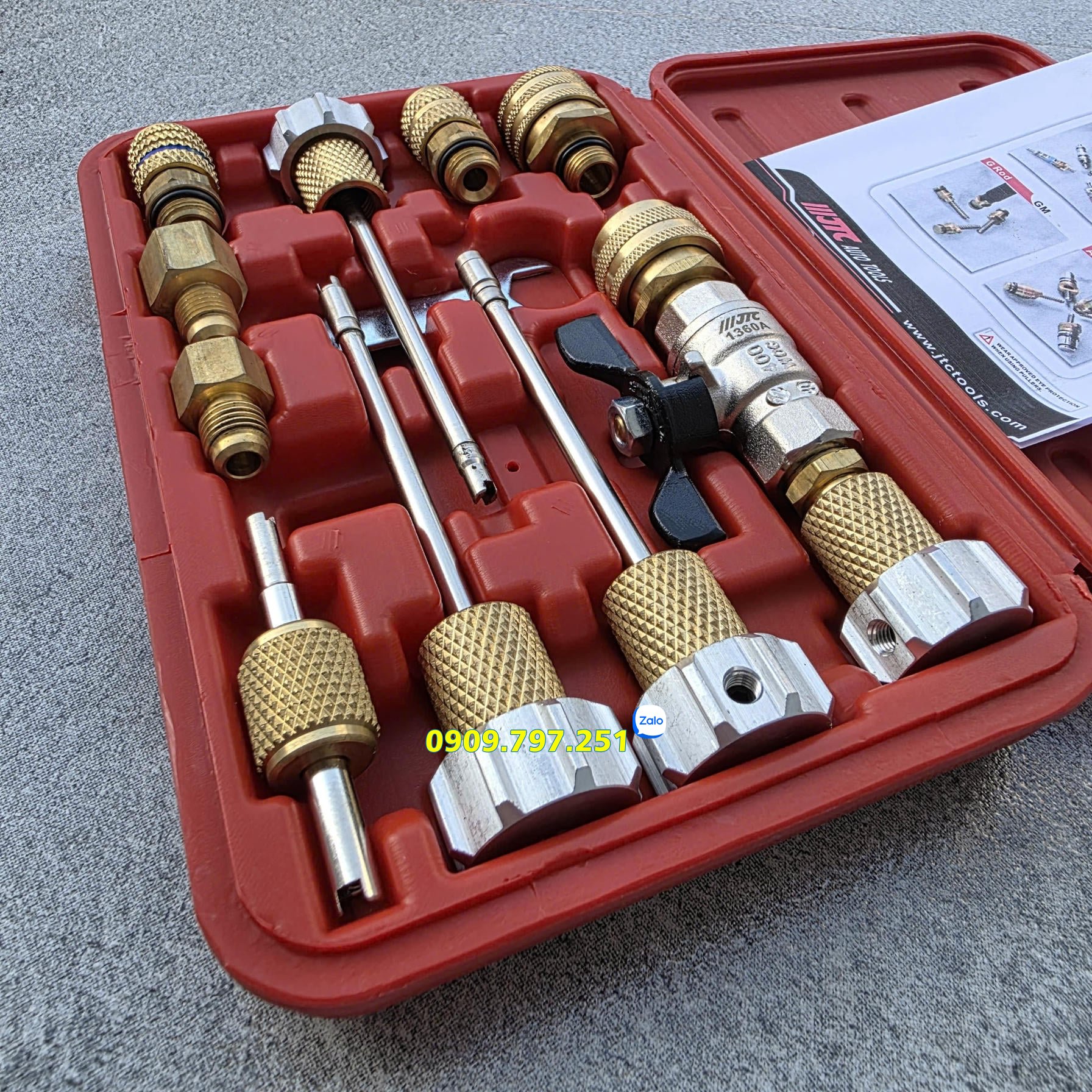 JTC 1360A Bộ tháo lắp thay thế ty van điều hòa ô tô