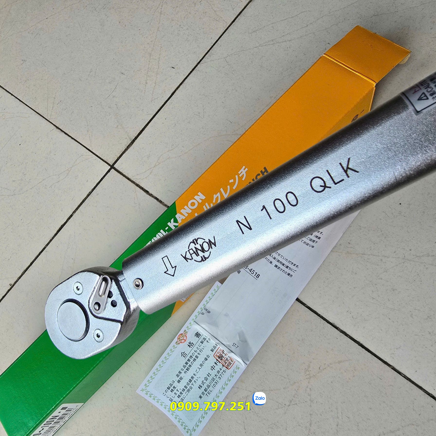 Cần siết cân lực 20-100Nm Kanon N100QLK