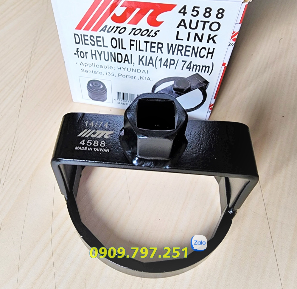 Cảo lọc dầu 14 cạnh 74mm Hyundai KIA JTC 4588