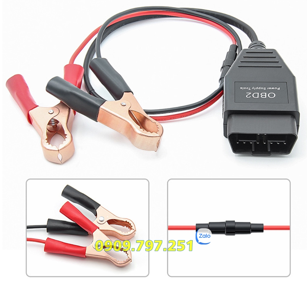 Dây cấp nguồn 12V qua đầu OBD2