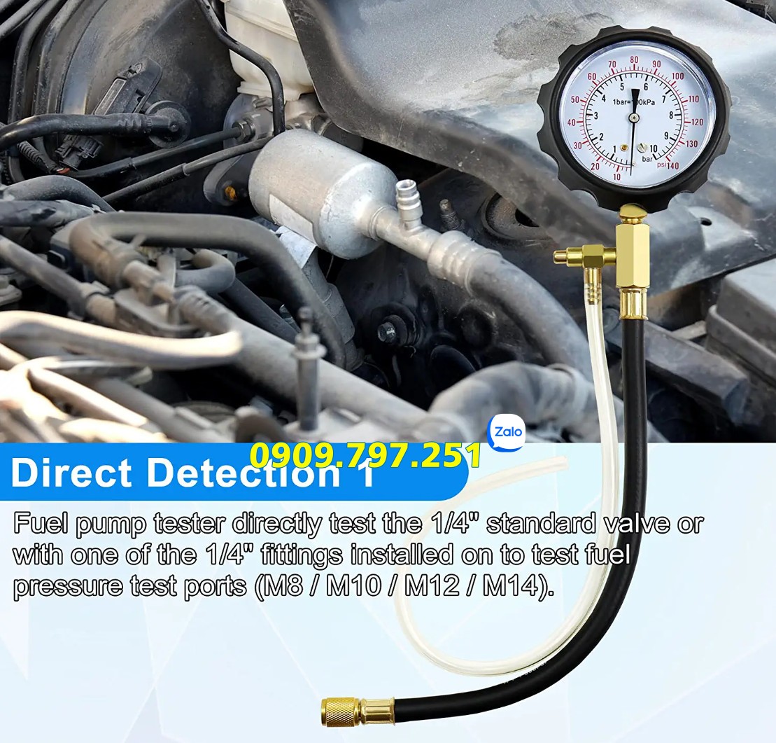 Đồng hồ đo áp suất bơm xăng