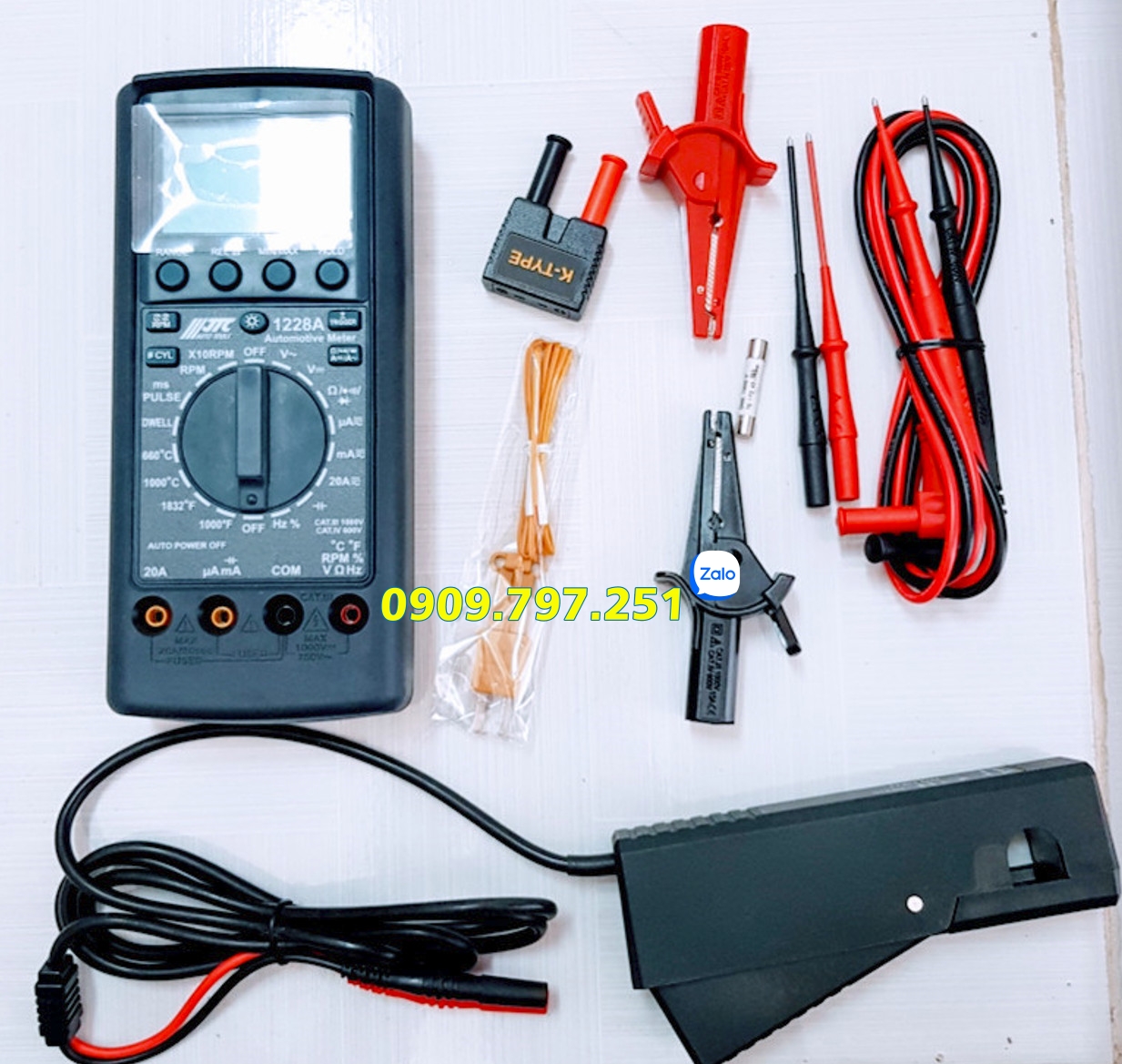 Đồng hồ kiểm tra điện ôtô JTC 1228A