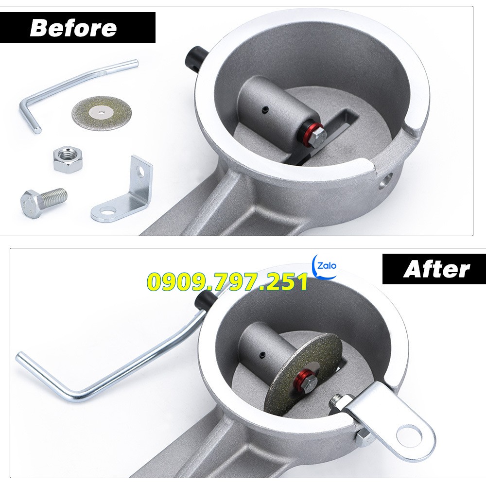 Dụng cụ mài điều chỉnh khe hở bạc piston