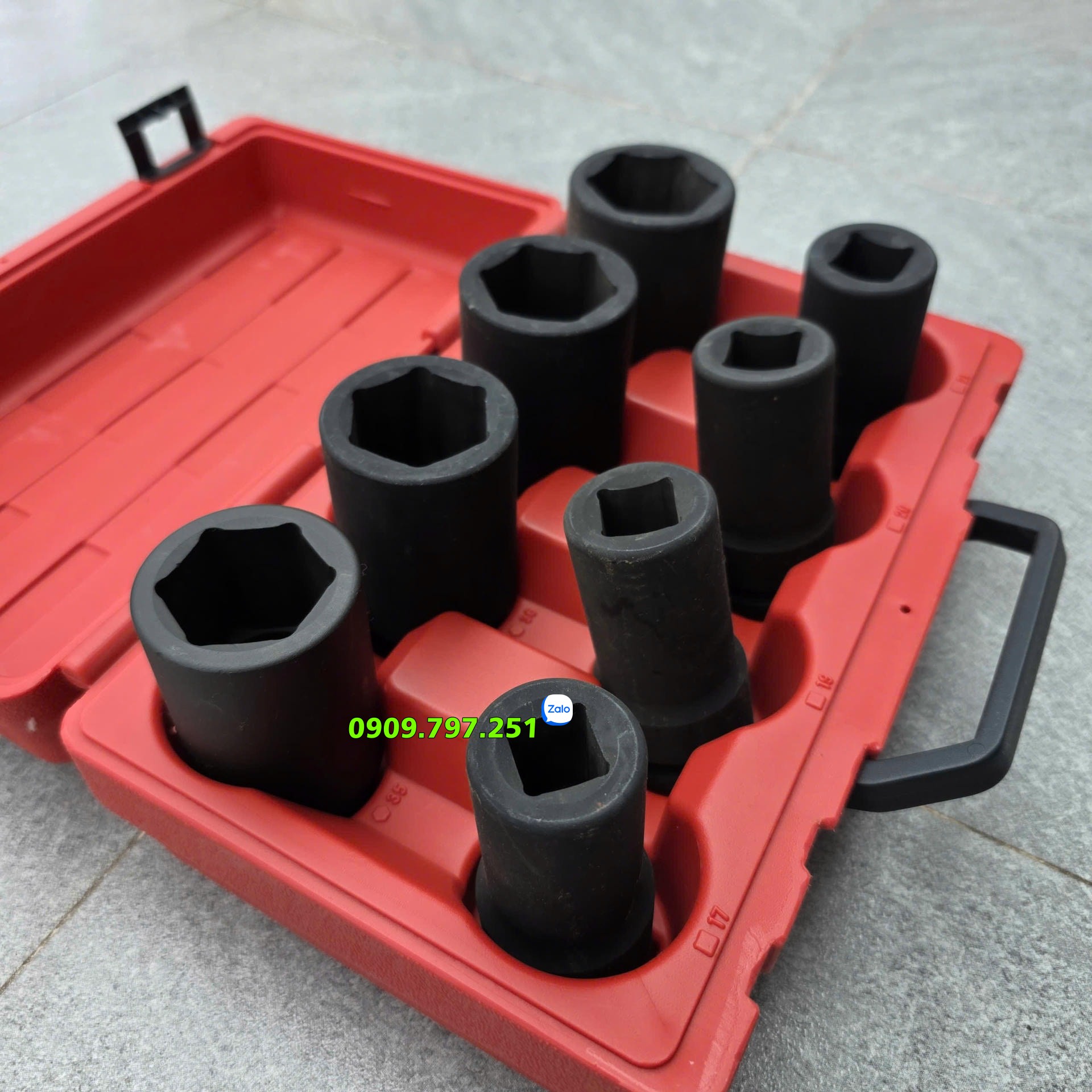 JTC-J608B Bộ đầu khẩu 3-4 inch 8 chi tiết Đài Loan