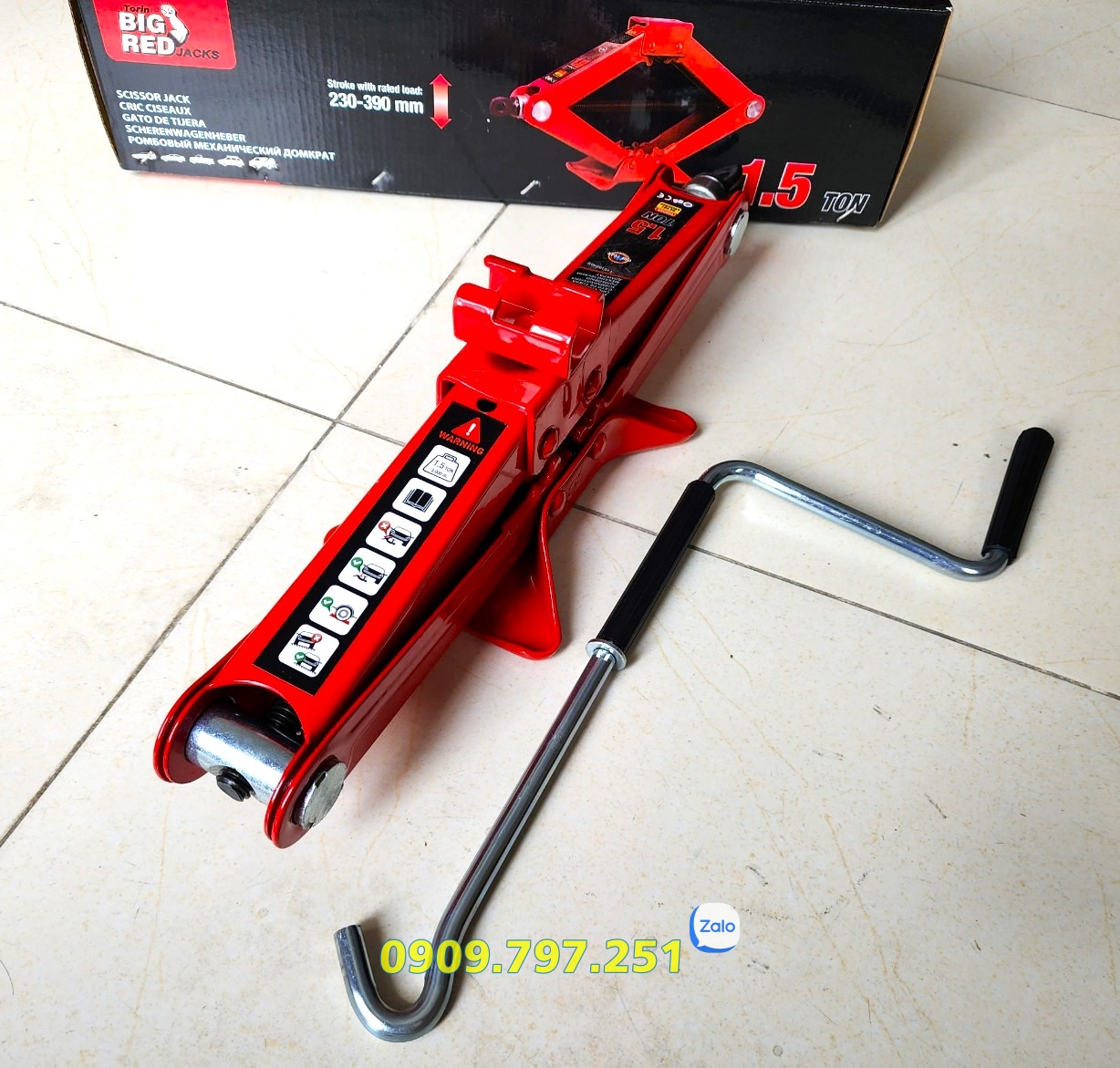 Kích nâng gầm chữ A thay lốp xe Torin T10152