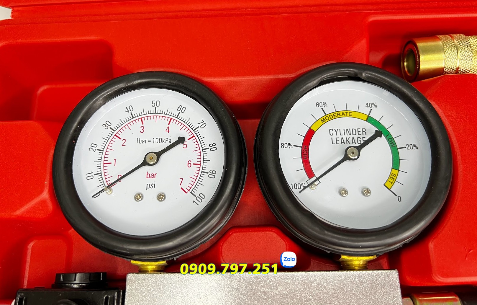 Leak Down Tester - Đồng hồ thử kín xylanh động cơ