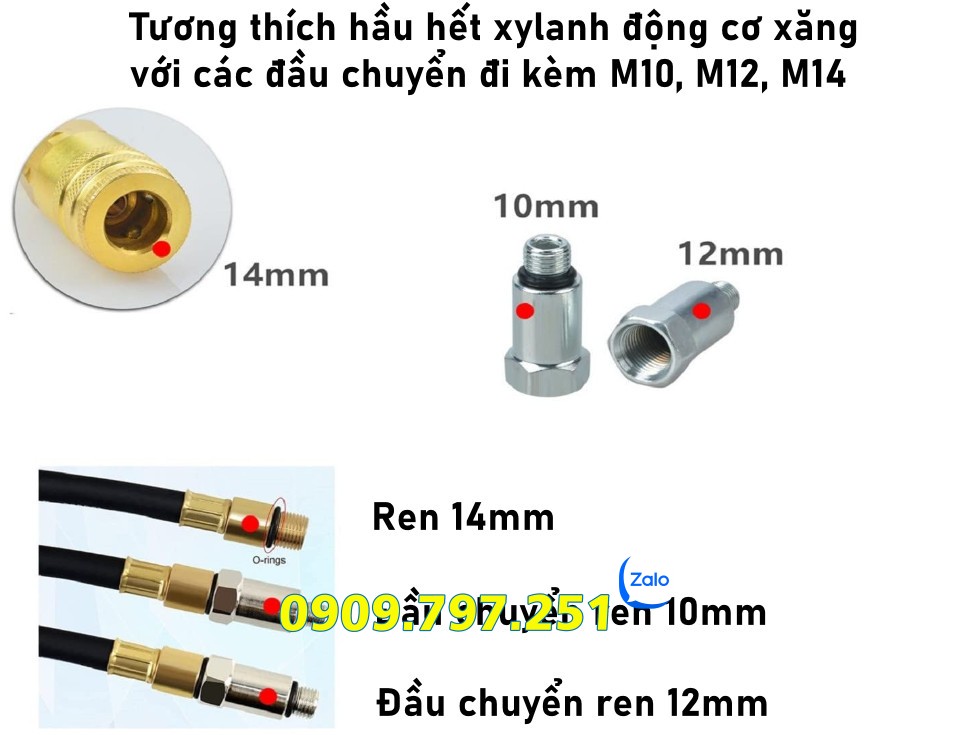 Leak Down Tester - Đồng hồ thử kín xylanh động cơ