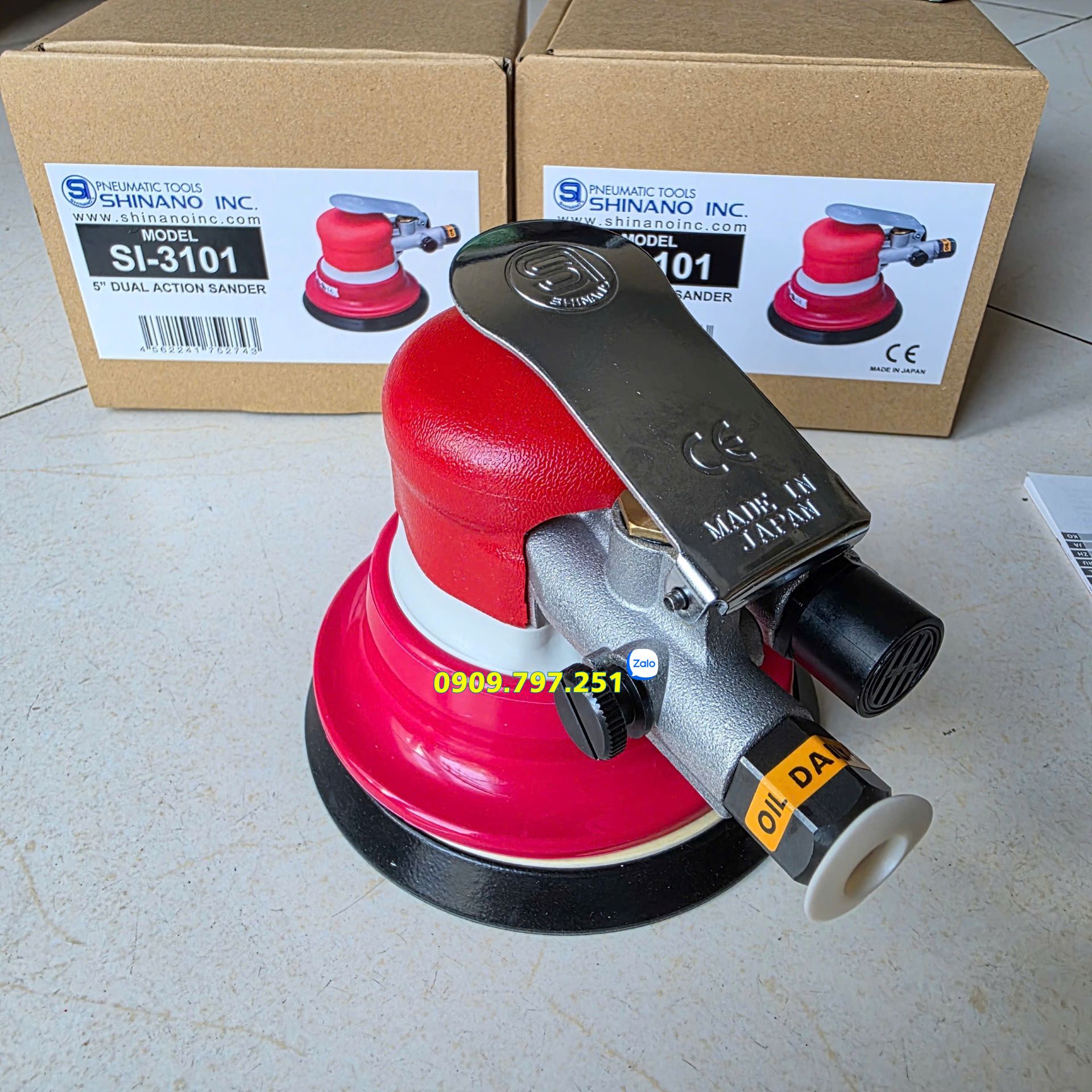 Máy chà nhám tròn 5 inch (125mm) Shinano SI-3101