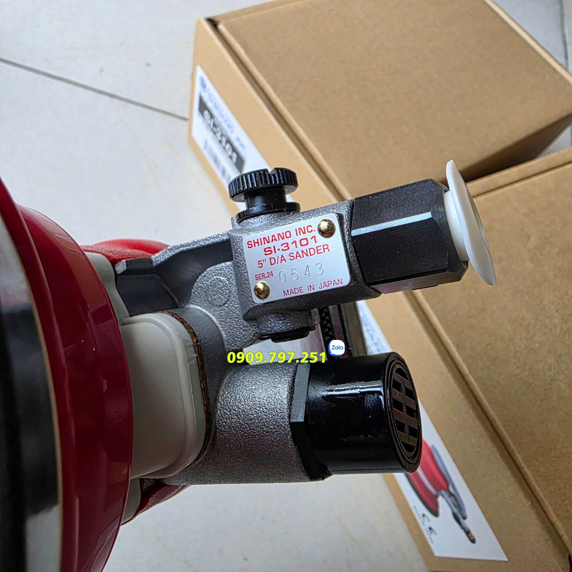 Máy chà nhám tròn 5 inch (125mm) Shinano SI-3101