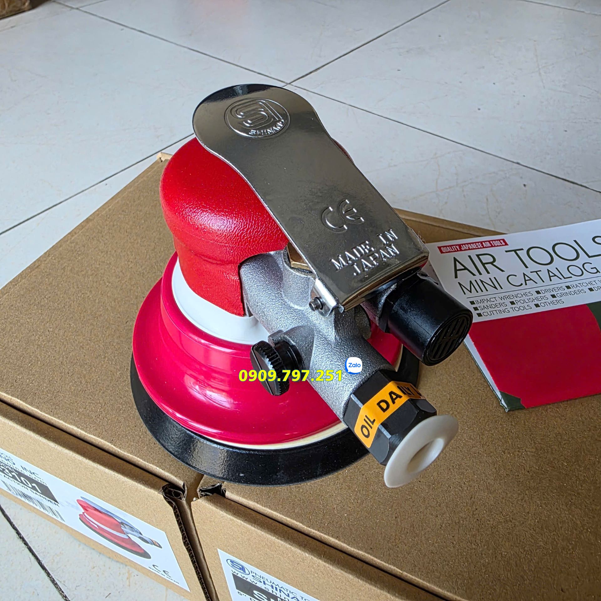 Máy chà nhám tròn 5 inch (125mm) Shinano SI-3101