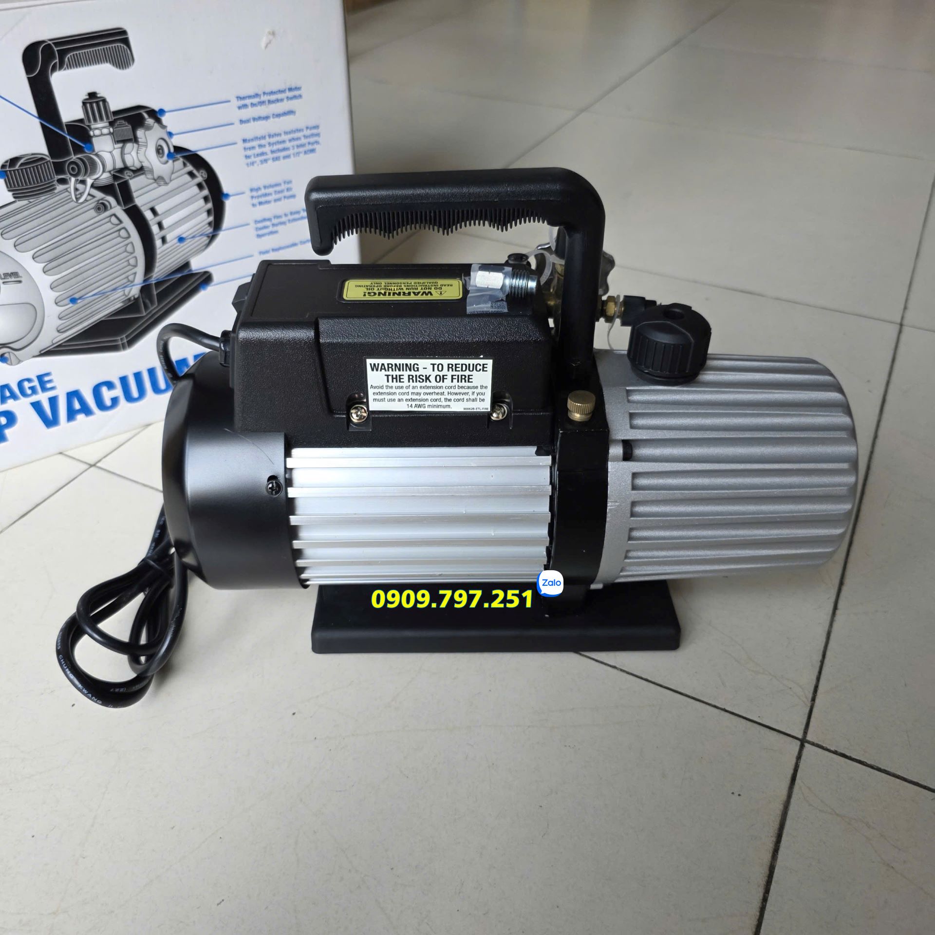 Bơm hút chân không 2 cấp Mastercool 90066-220-BSF