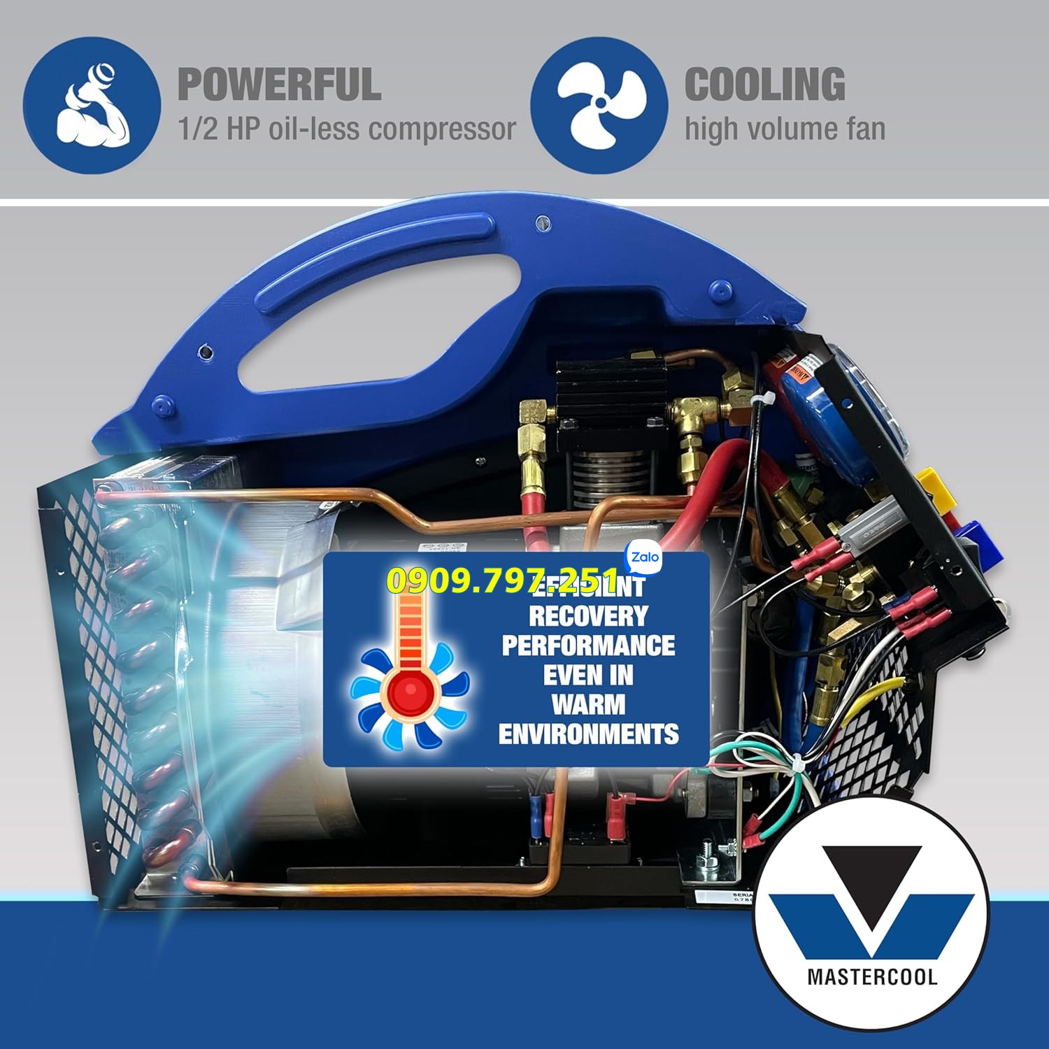 Máy thu hồi gas lạnh Mastercool 69000-220