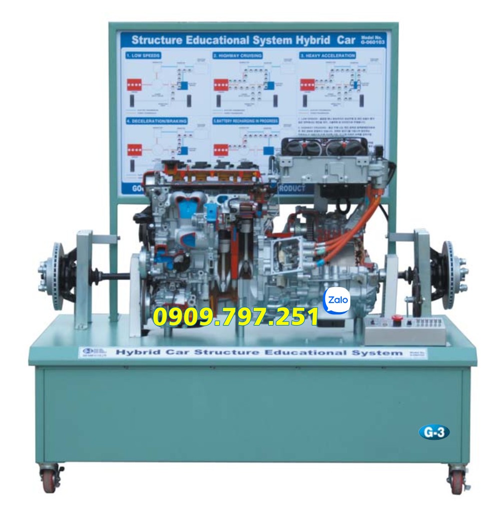 Mô hình đào tạo cấu trúc hệ thống xe Hybrid Daesung G3 G-080501