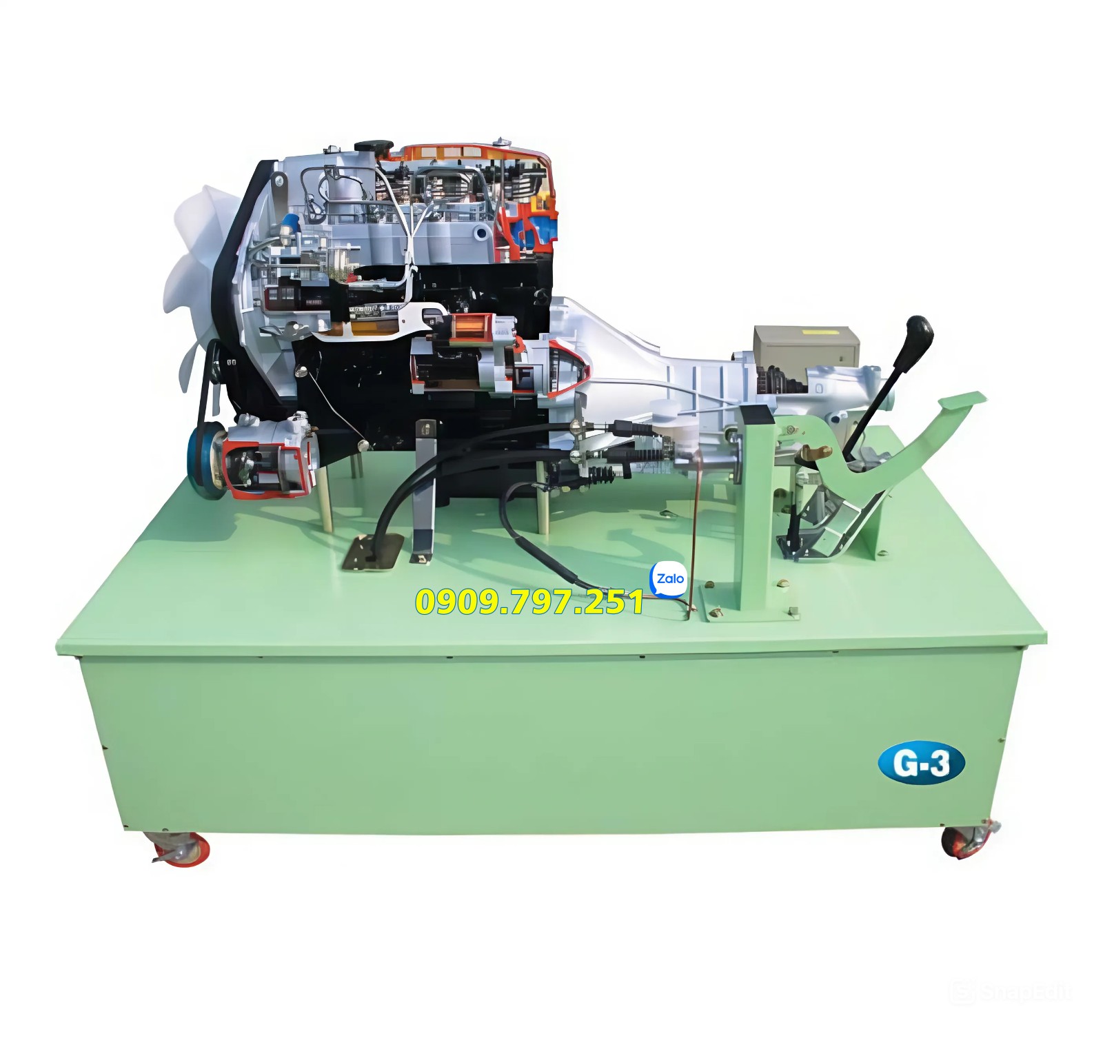 Mô hình đào tạo kết cấu hệ thống truyền động động cơ Diesel Daesung G3 G-080303