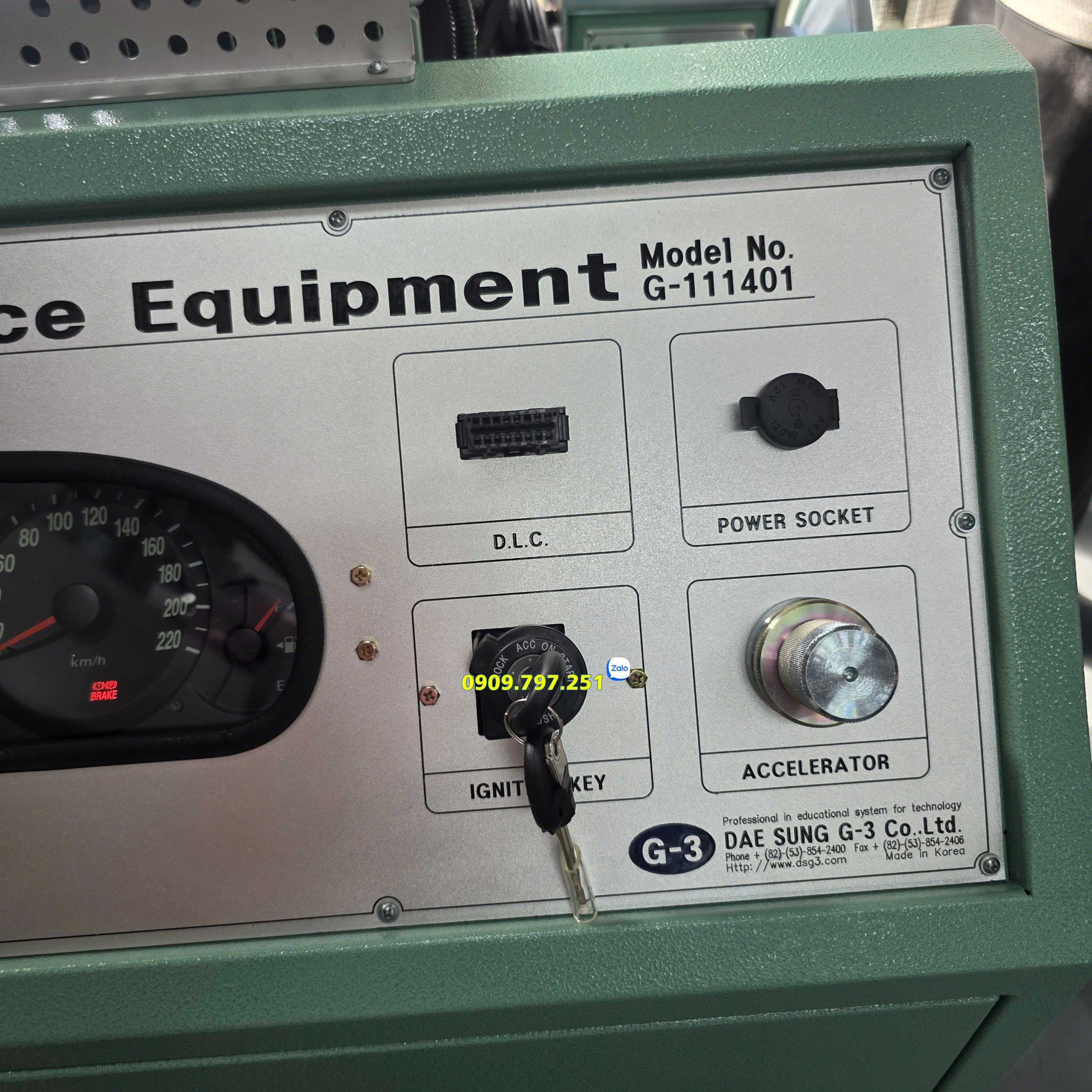 Mô hình dạy nghề động cơ phun xăng điện tử G-110401 Daessung-G3 Hàn Quốc