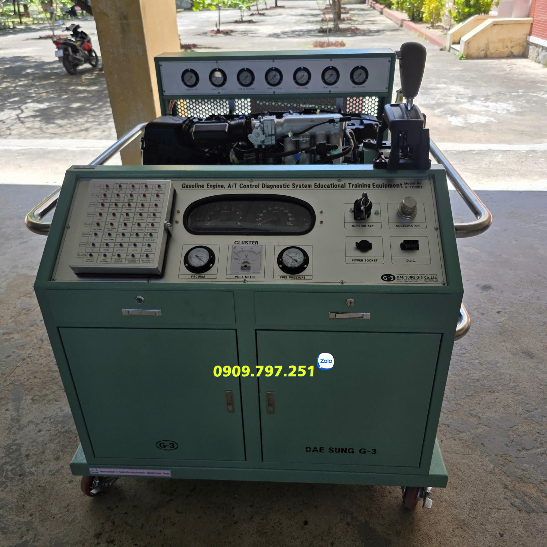 Mô hình dạy nghề động cơ phun xăng và hộp số tự động G-110901 Daessung-G3 Hàn Quốc