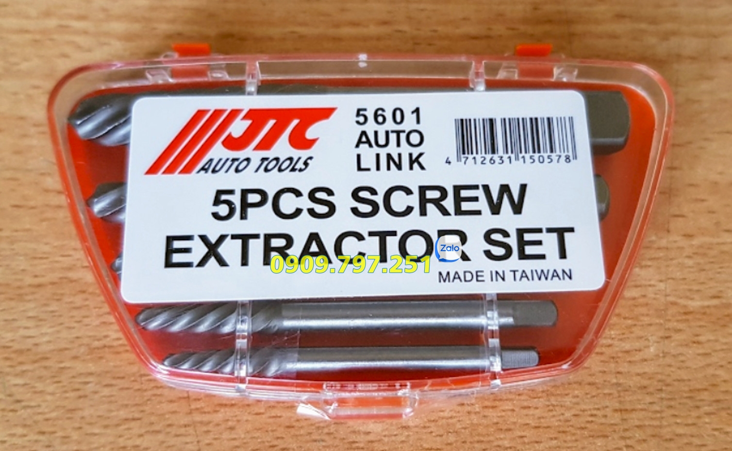 Bộ mũi khoan tháo ốc gãy JTC 5601