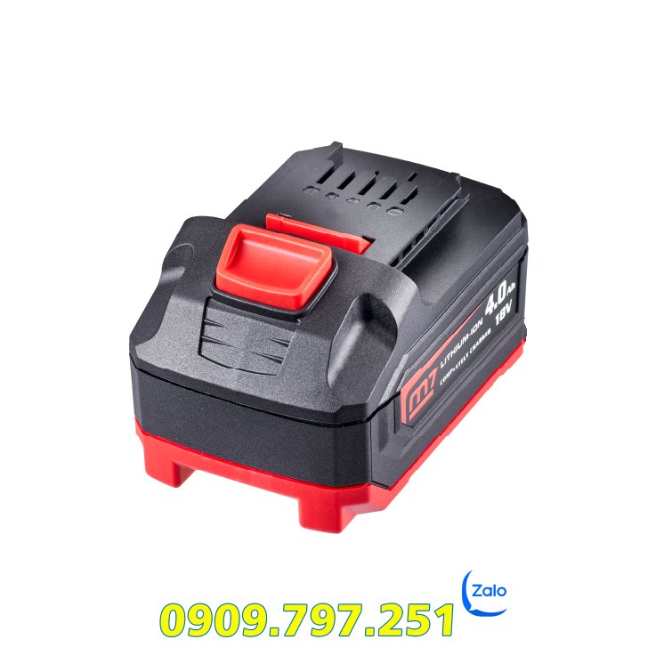 Pin Li-ion 18V 4.0 Ah model DB-401 hãng M7 Đài Loan