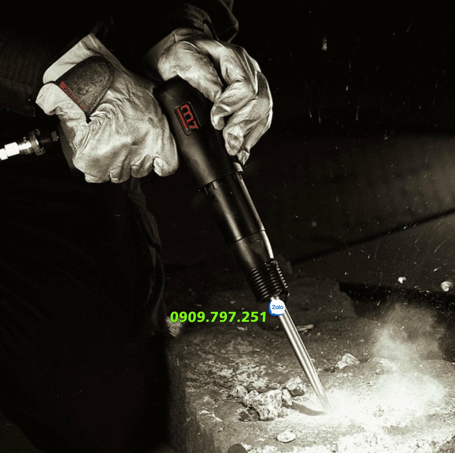 SC-0527C Bộ búa đục khí nén 7 chi tiết hãng M7 Đài Loan