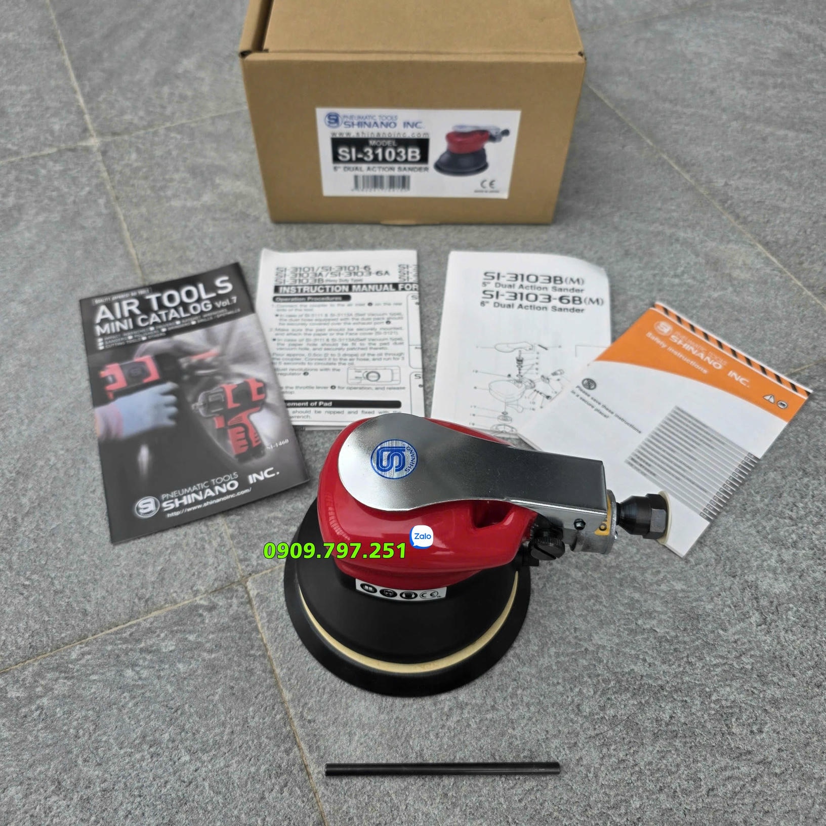 SI-3103B Máy chà tròn 125mm hãng Shinano Nhật Bản