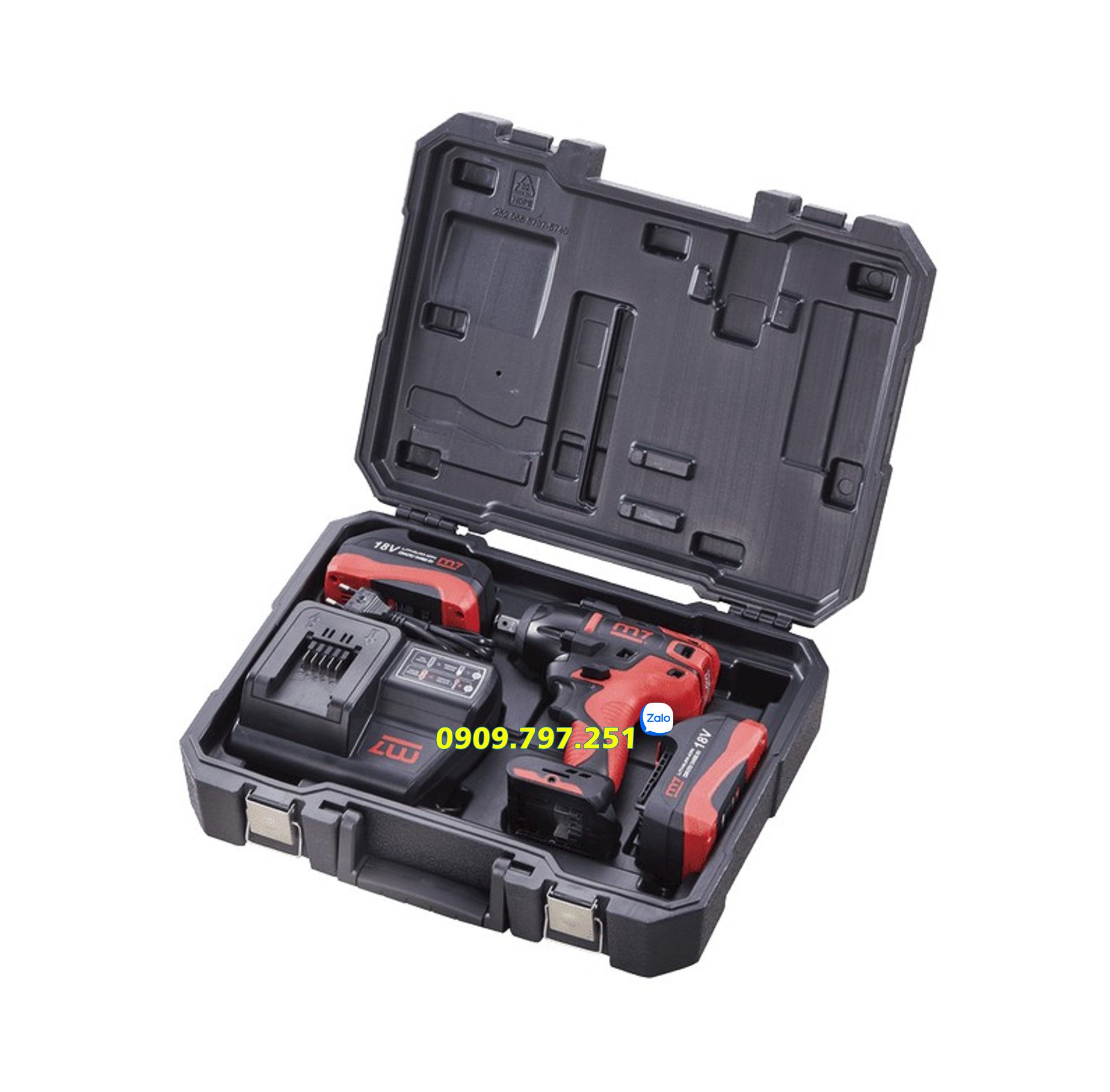Súng bắn ốc dùng pin 18V Model DW-401V hãng M7 Đài Loan
