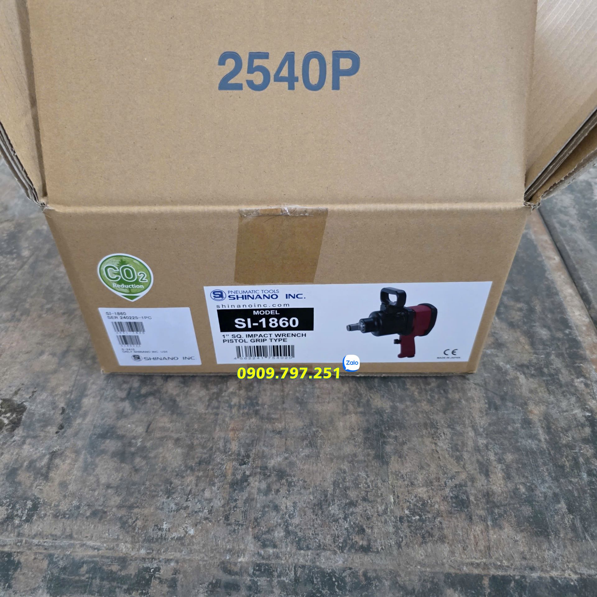 Súng bắn ốc 1 inch thân ngắn Shinano SI-1860 Nhật Bản