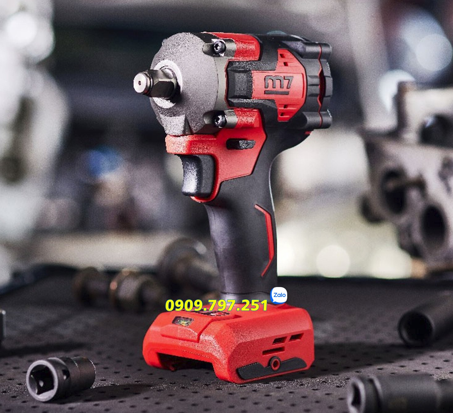 Thân súng bắn ốc dùng pin 18V Model DW-404 hãng M7 Đài Loan