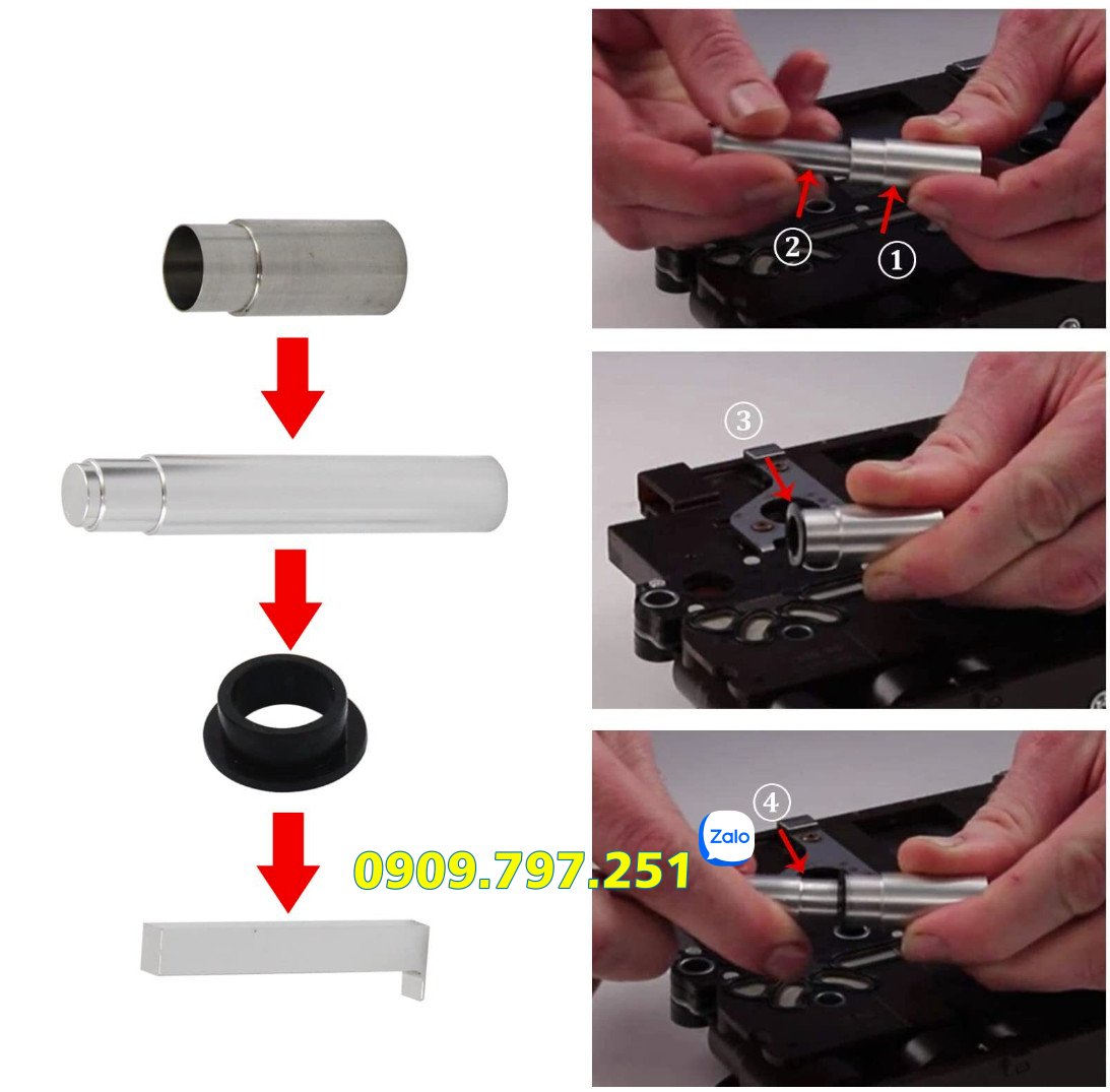 Bộ dụng cụ lắp sin và màng điều áp hộp số tự động Chevrolet Colorado Trailblazer 6L45 6L50 6L80 6L90 6T70 F124740-30K