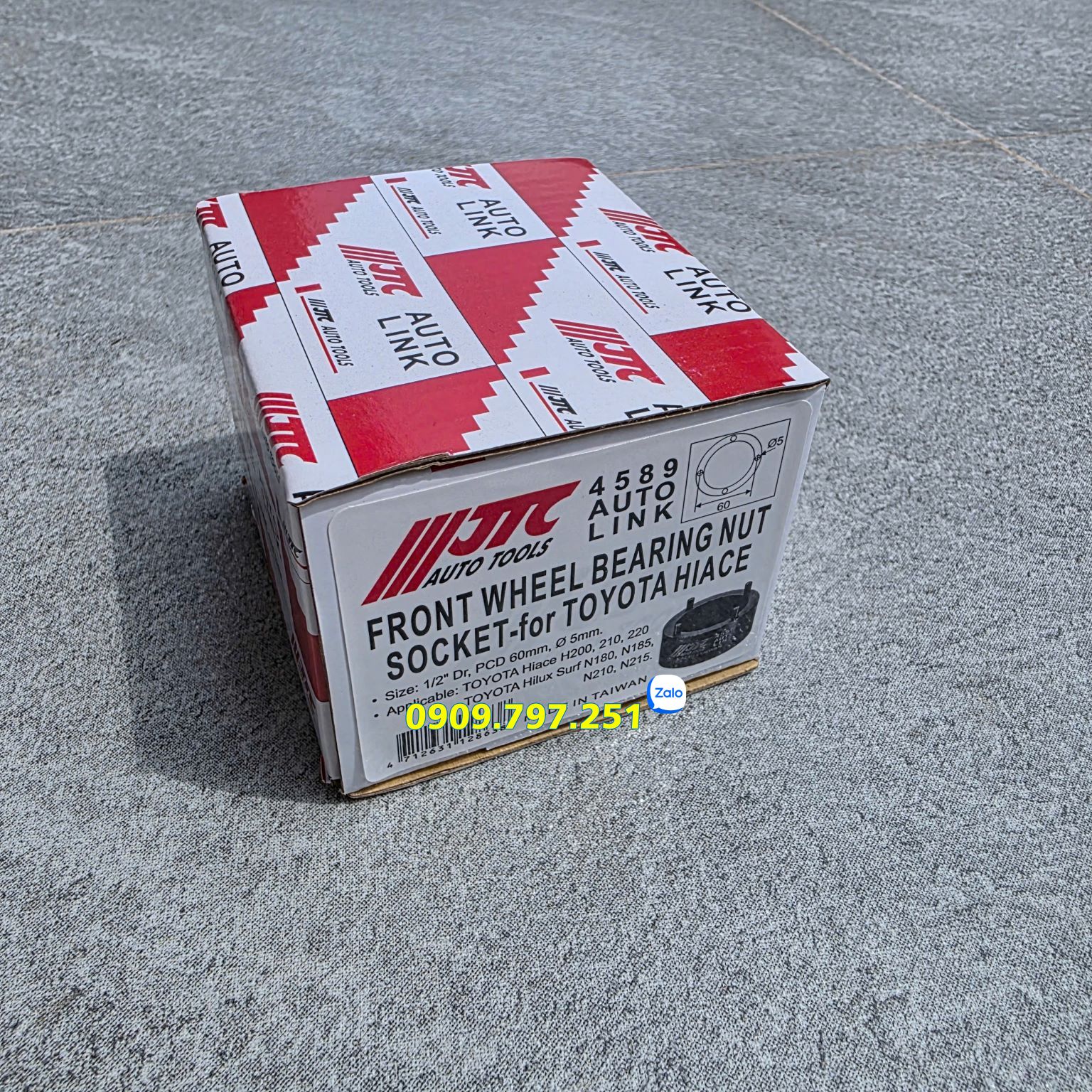 Tool tháo ốc bạc đạn bánh trước Toyota Hiace Fortuner Hilux JTC 4589