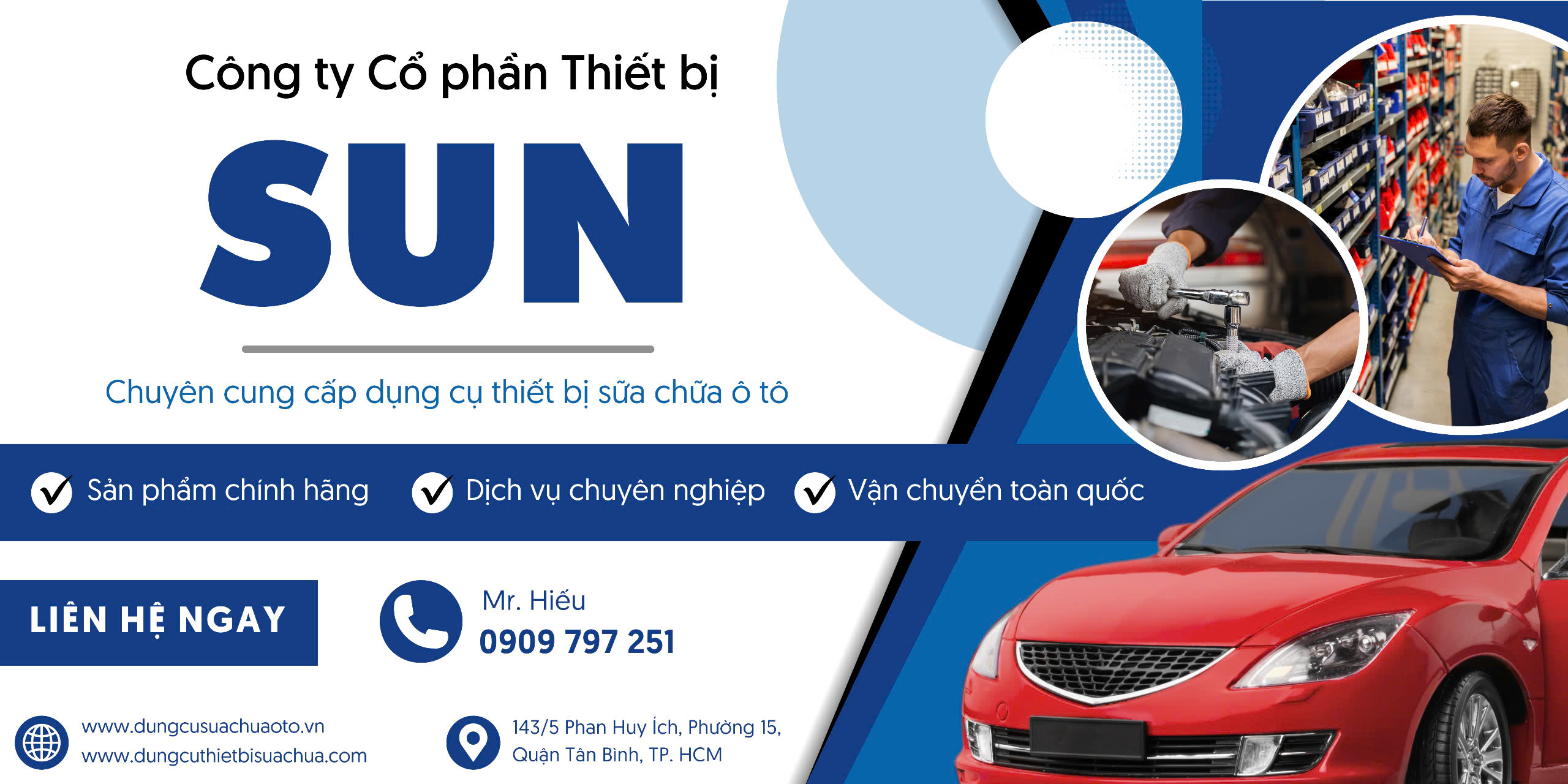 Dụng cụ thiết bị sửa chữa ô tô